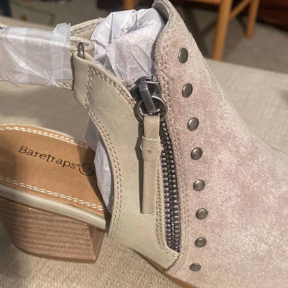 NEW Beartraps “Ivella” Ladies Shoes Size 8 Tan Chunky Heel
